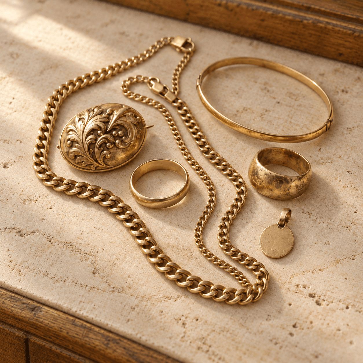 Goldschmuck (Ringe, Ketten, Erbstücke) verkaufen bei Der Goldmann, Ankauf für Nordhorn