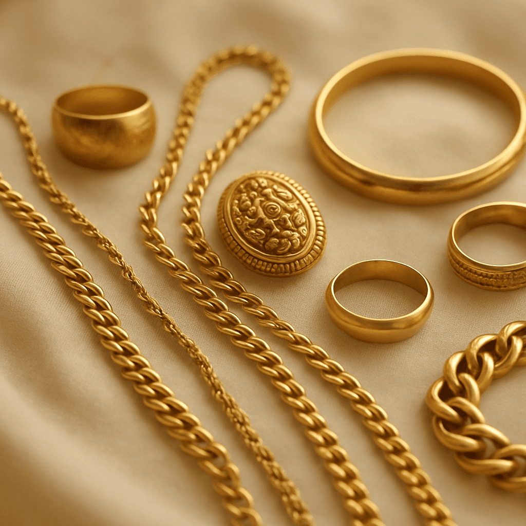 Goldschmuck (Ringe, Ketten, Erbstücke) verkaufen bei Der Goldmann, Ankauf für Nordhorn